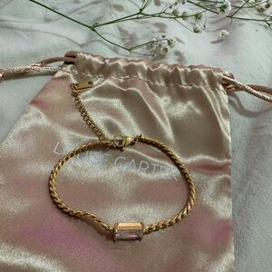 Brand New Louise Carter Gold Bracelet with Jewel Detail